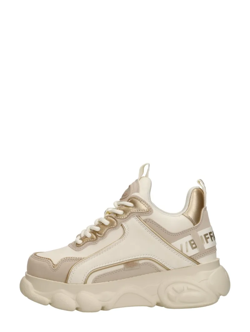 Buffalo CLD Chai, hoge sneakers voor dames in beige