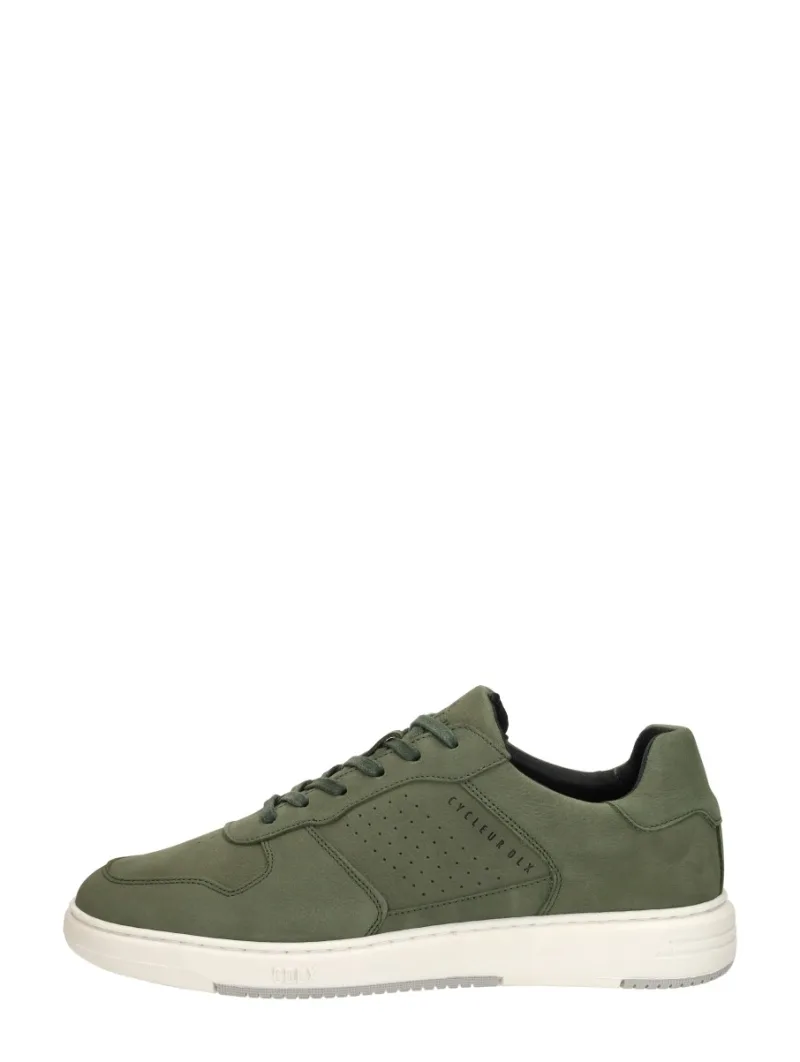 Cycleur de Luxe No-Foot, lage sneakers voor heren in groen, foto 2 van 2
