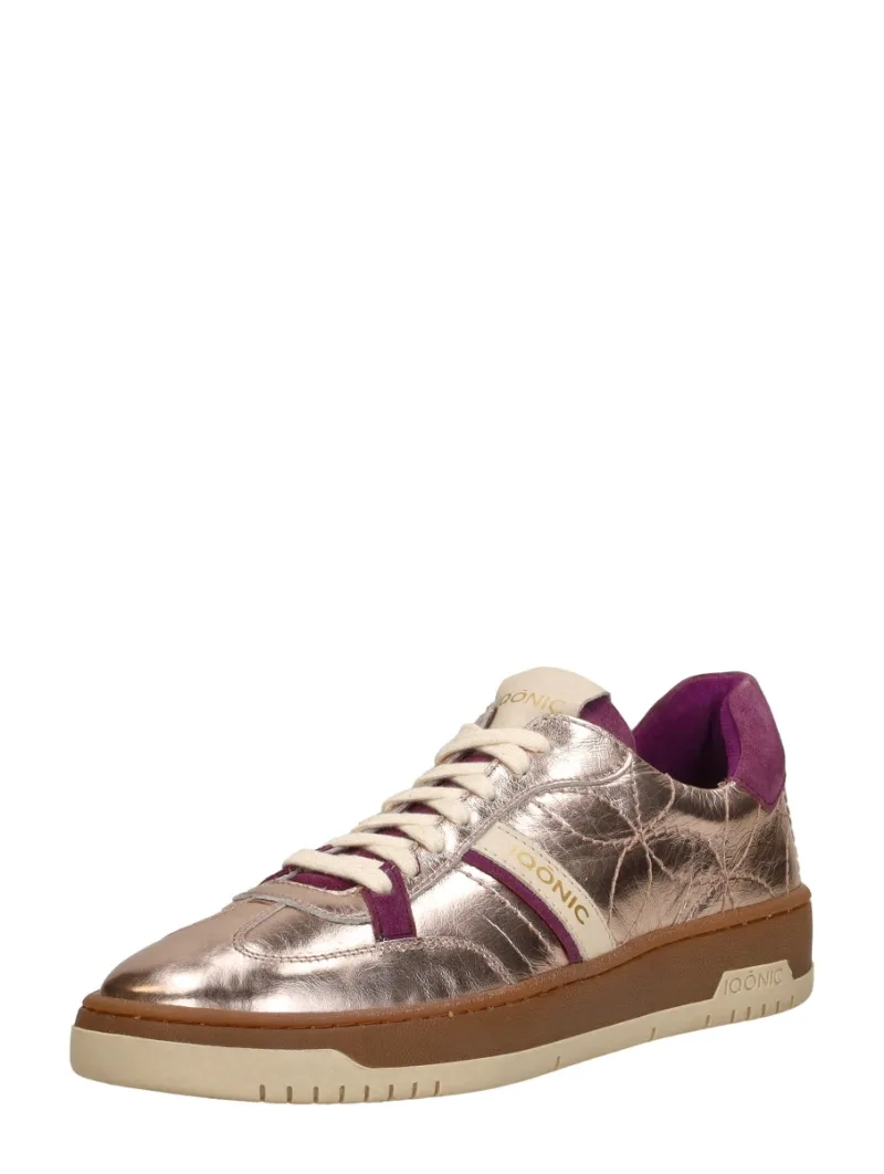 Iqonic Sneakers Laag, lage sneakers voor dames in goudkleur, foto 2 van 2