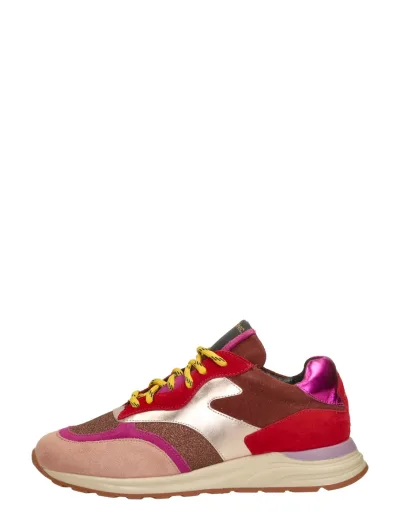 Iqonic Sneakers Laag, lage sneakers voor dames in roze, foto 1 van 4