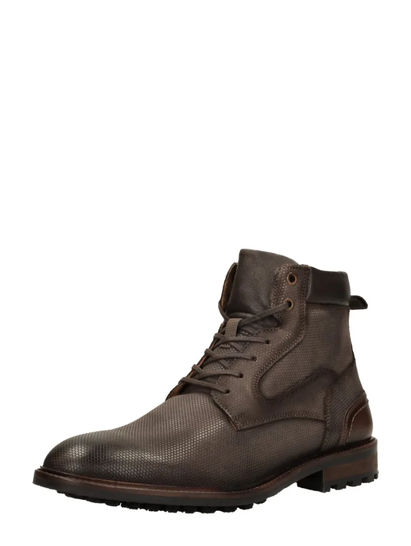 Sub55 Falcon, hoge veterschoenen voor heren in taupe, foto 2 van 2