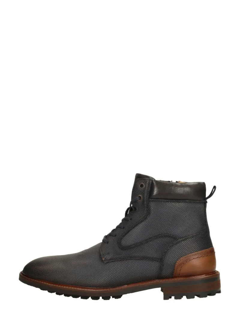 Sub55 Falcon, hoge veterschoenen voor heren in blauw, foto 1 van 4