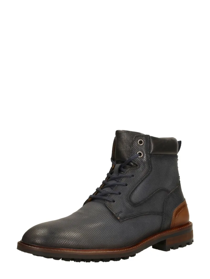 Sub55 Falcon, hoge veterschoenen voor heren in blauw, foto 2 van 2