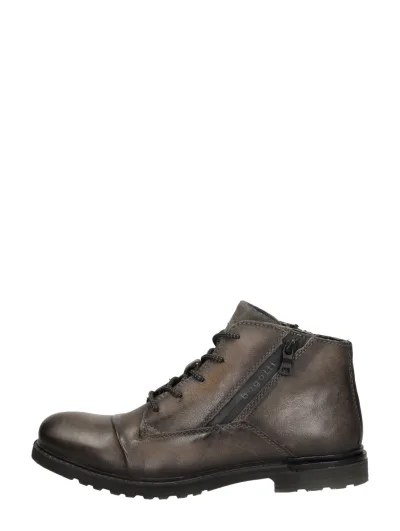 Bugatti Vittore, hoge veterschoenen voor heren in donkergrijs, foto 1 van 4