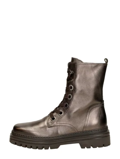 Gabor Veterschoenen Hoog, hoge veterschoenen voor dames in brons, foto 1 van 4