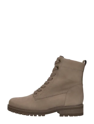 Gabor Veterschoenen Hoog, hoge veterschoenen voor dames in taupe, foto 1 van 4