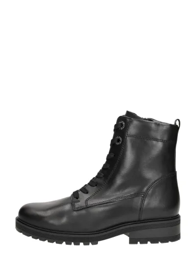 Gabor Veterschoenen Hoog, hoge veterschoenen voor dames in zwart, foto 1 van 4