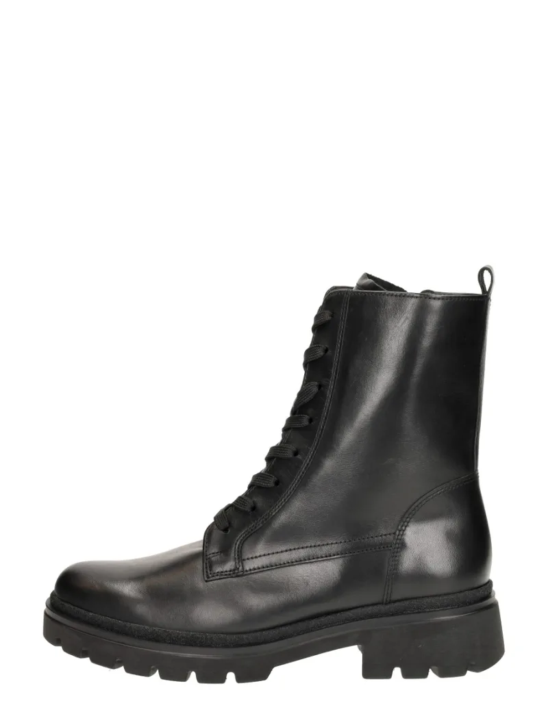 Gabor Veterschoenen Hoog, hoge veterschoenen voor dames in zwart, foto 1 van 4