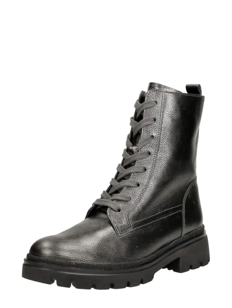 Gabor Veterschoenen Hoog zilver, hoge veterschoenen voor dames in zilverkleur, foto 2 van 2