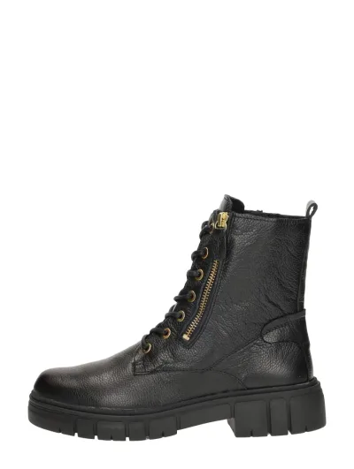 Sub55 Comfort Collection Paige 29, hoge veterschoenen voor dames in zwart, foto 1 van 4
