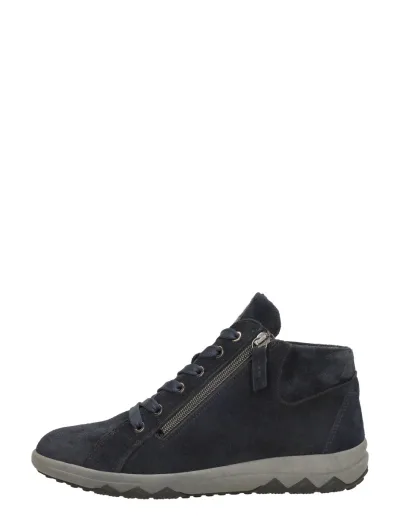 Waldläufer H-Teresa, hoge veterschoenen voor dames in blauw, foto 1 van 4