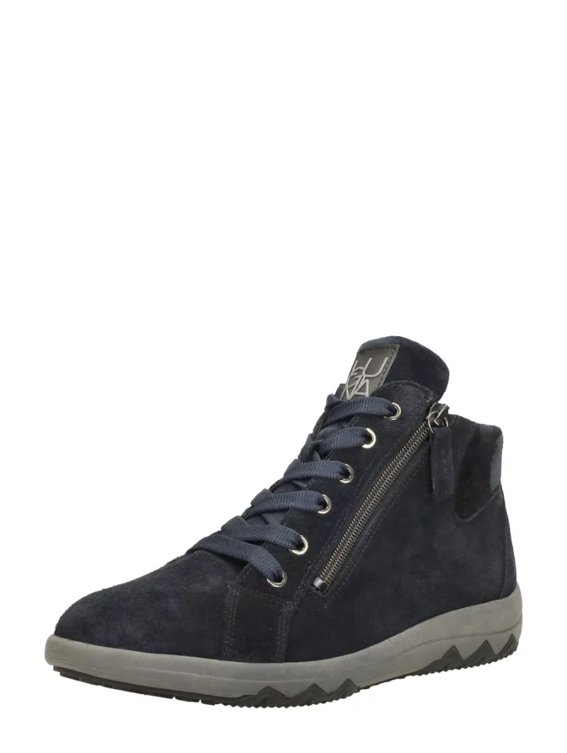 Waldläufer H-Teresa, hoge veterschoenen voor dames in blauw, foto 2 van 2