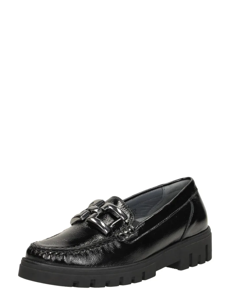 Waldläufer H-Serena zwartlak, mocassins & loafers voor dames in zwart lak, foto 2 van 2