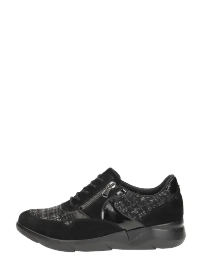 Waldläufer K-Funky, lage veterschoenen voor dames in zwart, foto 1 van 4