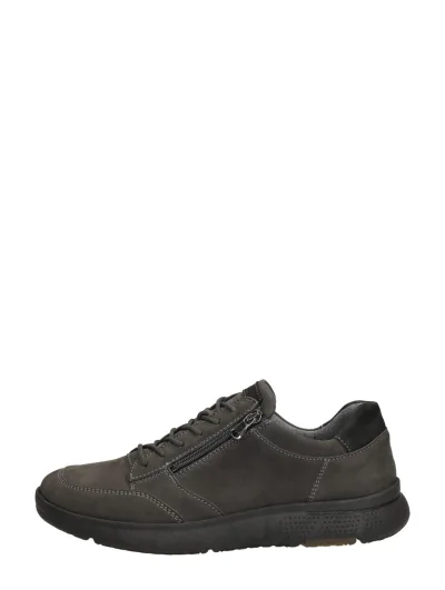 Waldläufer Heiko, lage veterschoenen voor heren in donkergrijs, foto 1 van 4