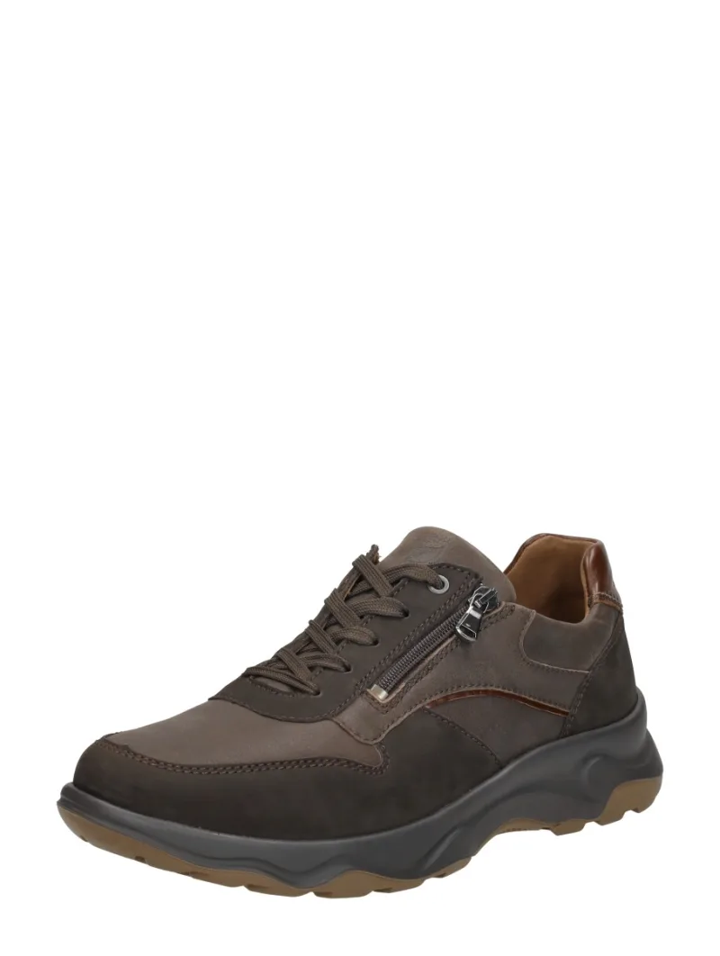 Waldläufer H-Max, lage veterschoenen voor heren in donkerbruin, foto 2 van 2