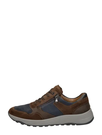 Waldläufer K-John, lage veterschoenen voor heren in cognac, foto 1 van 4