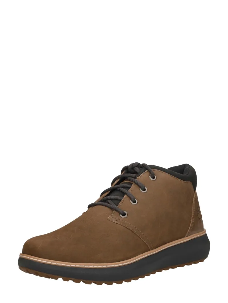Timberland Hudson Road Mid, hoge veterschoenen voor heren in cognac, foto 2 van 2