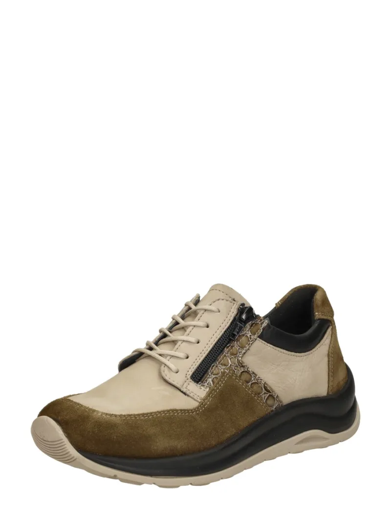 Wolky Comrie, lage veterschoenen voor dames in beige, foto 2 van 2