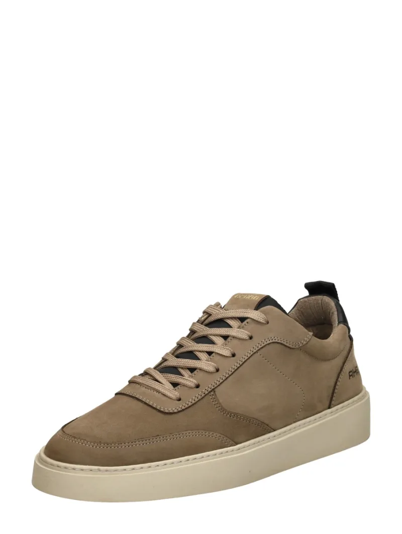 Rehab Oliver Nub, lage veterschoenen voor heren in taupe, foto 2 van 2