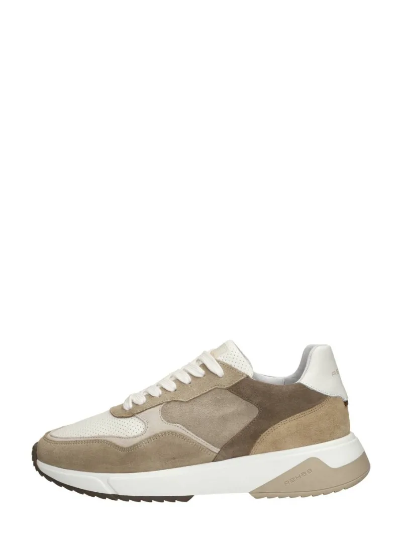 Rehab Booster Sue Lthr, lage sneakers voor heren in beige