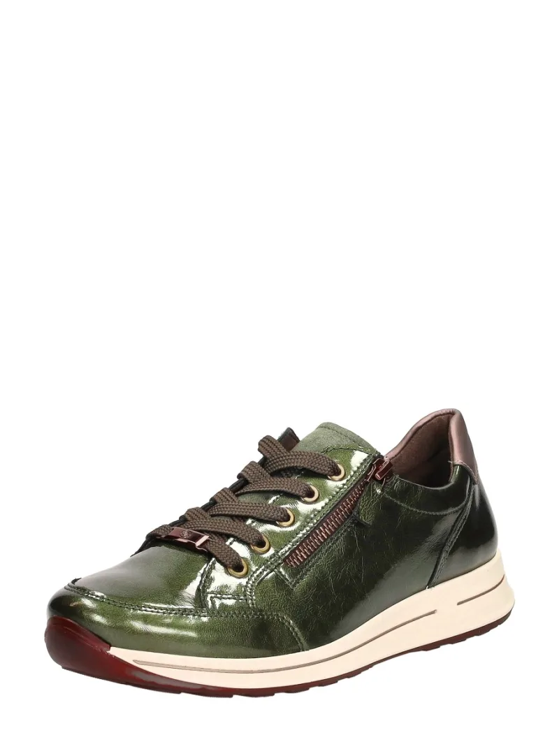 Ara Osaka 2.0, lage veterschoenen voor dames in groen, foto 2 van 2