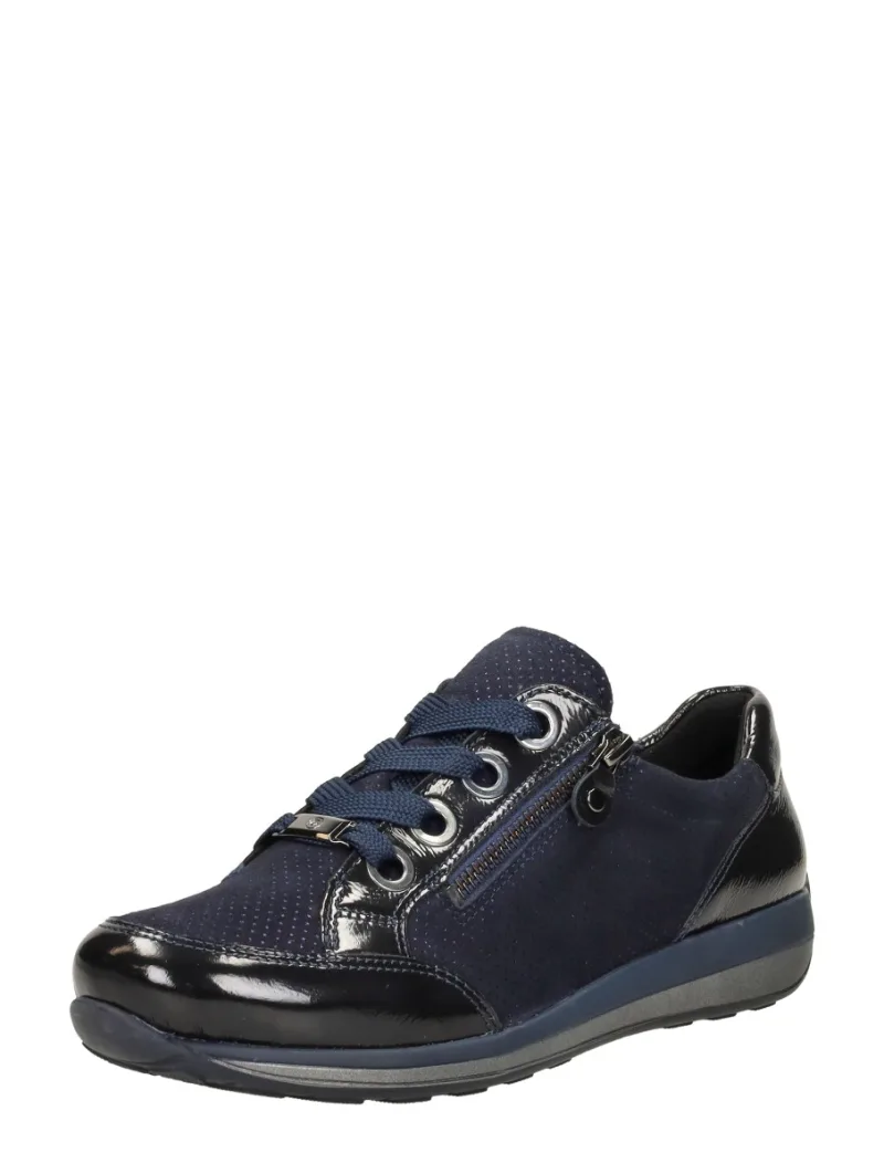 Ara Osaka 2.0, lage veterschoenen voor dames in blauw, foto 2 van 2