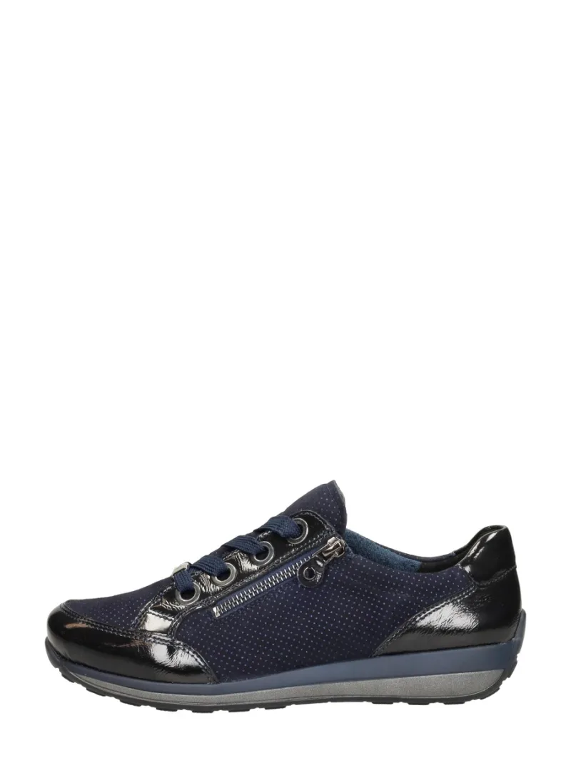 Ara Osaka 2.0, lage veterschoenen voor dames in blauw