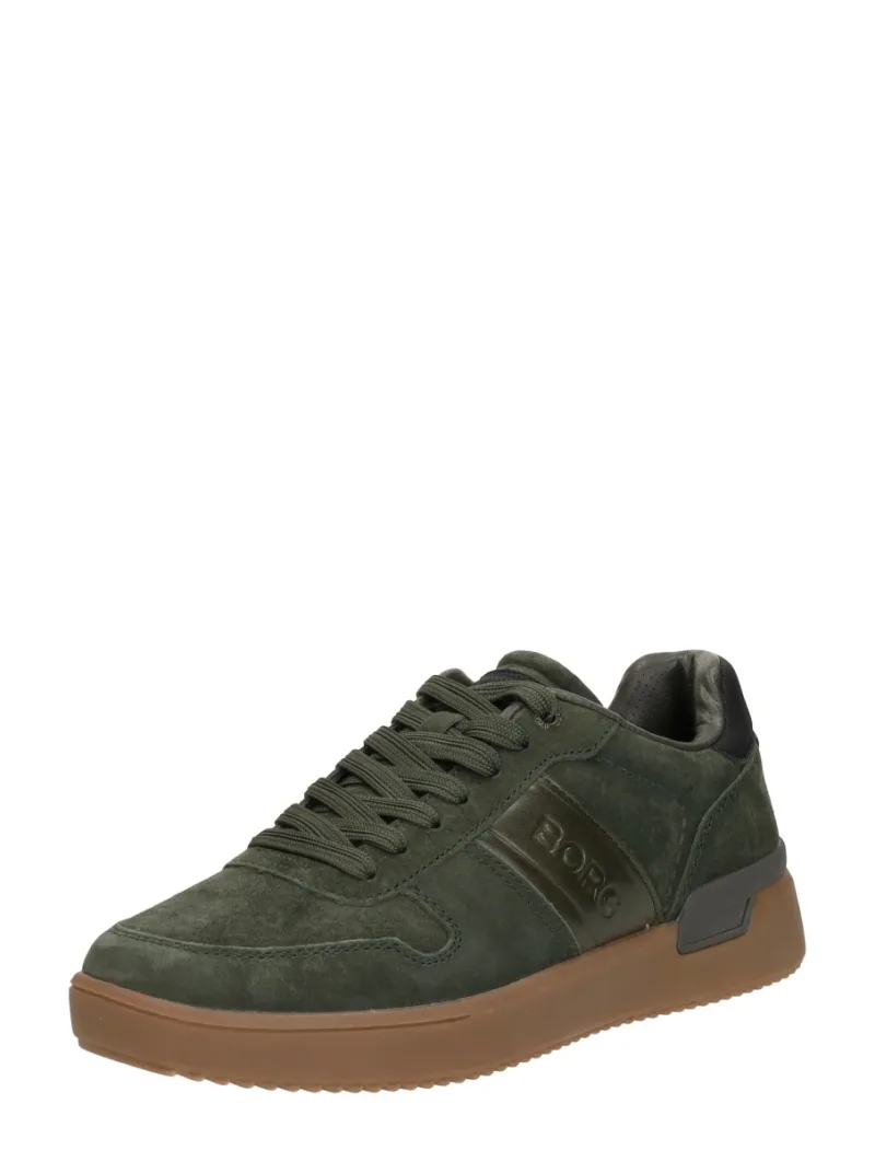 Bjorn Borg Spin "T2900", lage veterschoenen voor heren in groen, foto 2 van 2