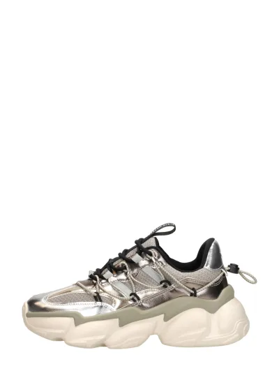 Steve Madden Spectator zilver, lage sneakers voor dames in zilverkleur, foto 1 van 4