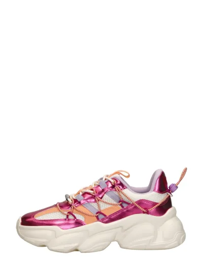 Steve Madden Spectator, lage sneakers voor dames in fuchsia, foto 1 van 4