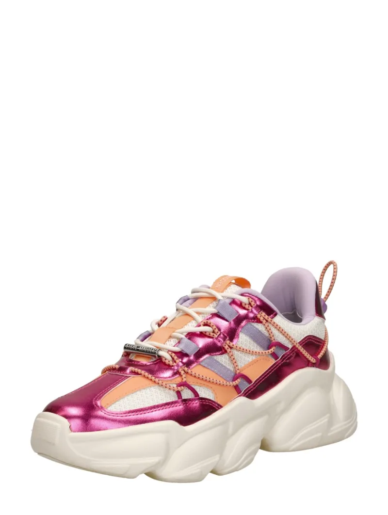Steve Madden Spectator, lage sneakers voor dames in fuchsia, foto 2 van 2