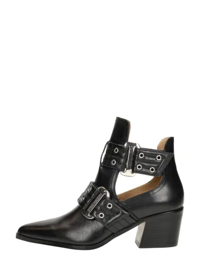 Steve Madden Grazia, enkellaarsjes hak voor dames in zwart, foto 1 van 4