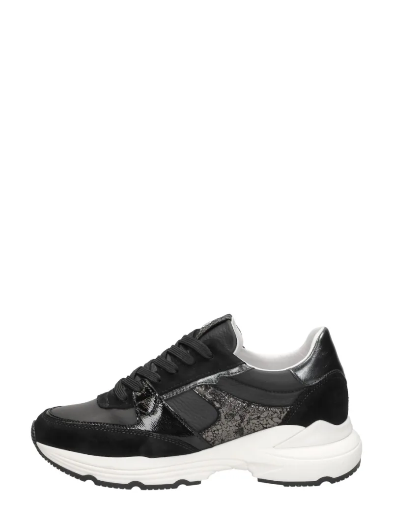 Red Rag Sneakers Laag, lage sneakers voor dames in zwart