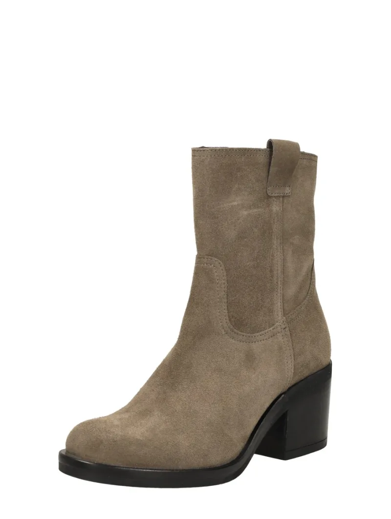 Red Rag Enkellaarsjes Hak, enkellaarsjes hak voor dames in taupe, foto 2 van 2