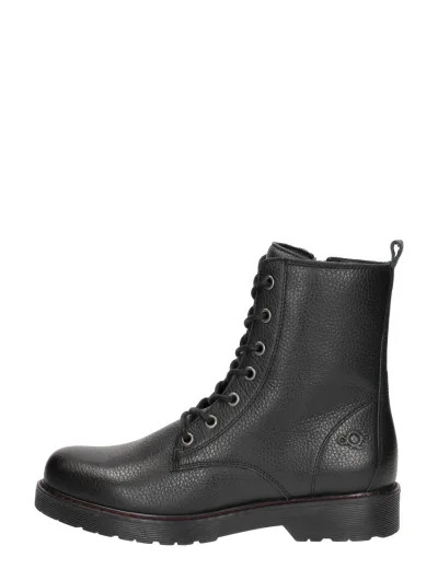 Aqa Veterschoenen Hoog, hoge veterschoenen voor dames in zwart, foto 1 van 4