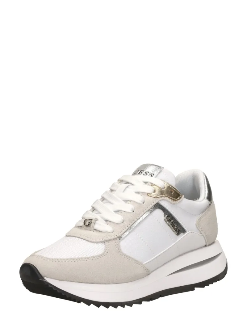 Guess Energy, lage sneakers voor dames in wit, foto 2 van 2