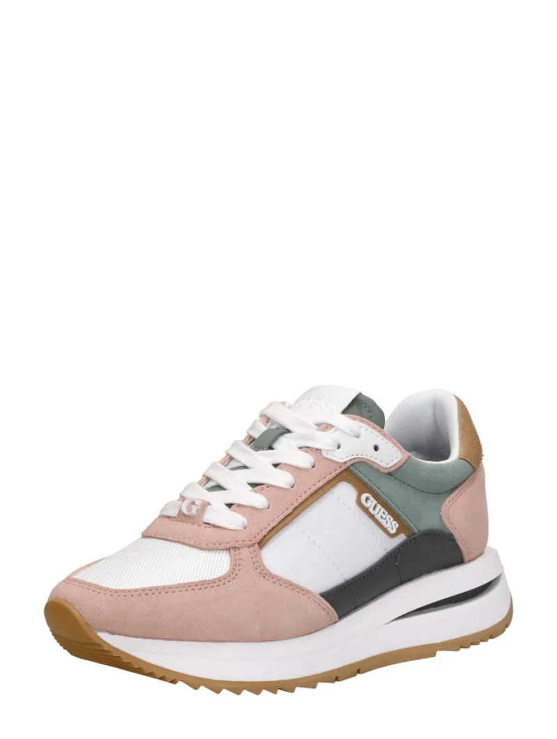 Guess Energy 2, lage sneakers voor dames in wit, foto 2 van 2