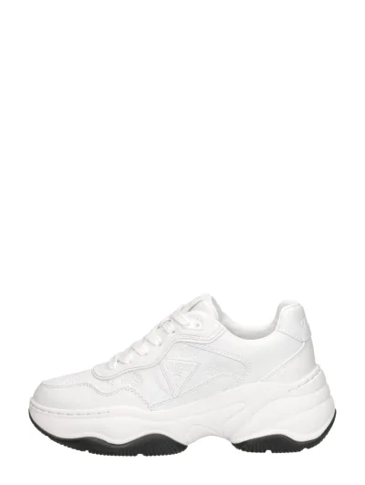 Guess HAPYY, lage sneakers voor dames in wit, foto 1 van 4
