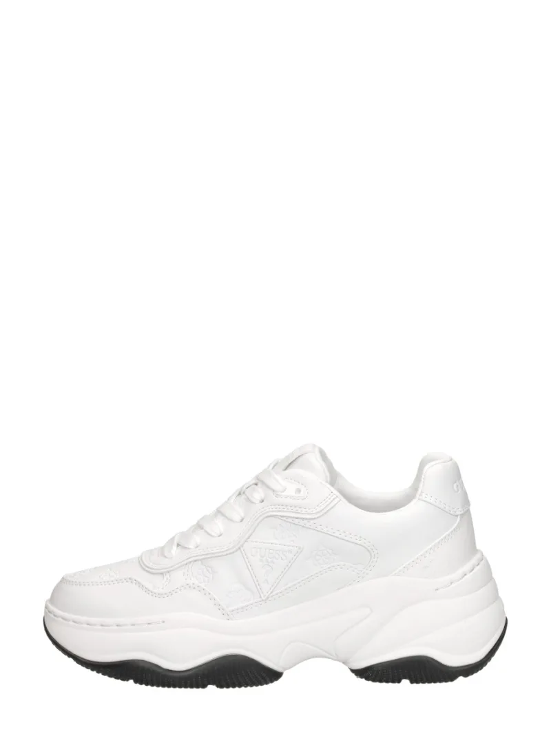 Guess HAPYY, lage sneakers voor dames in wit