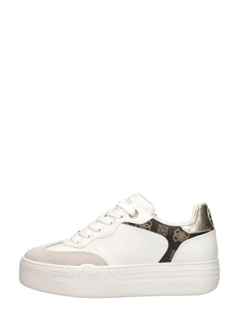 Guess Swole, lage sneakers voor dames in wit