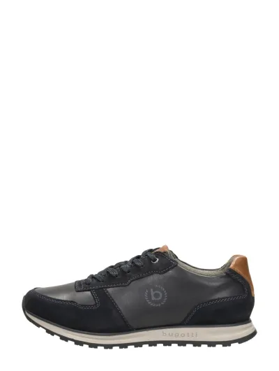 Bugatti Cirino, lage veterschoenen voor heren in blauw, foto 1 van 4