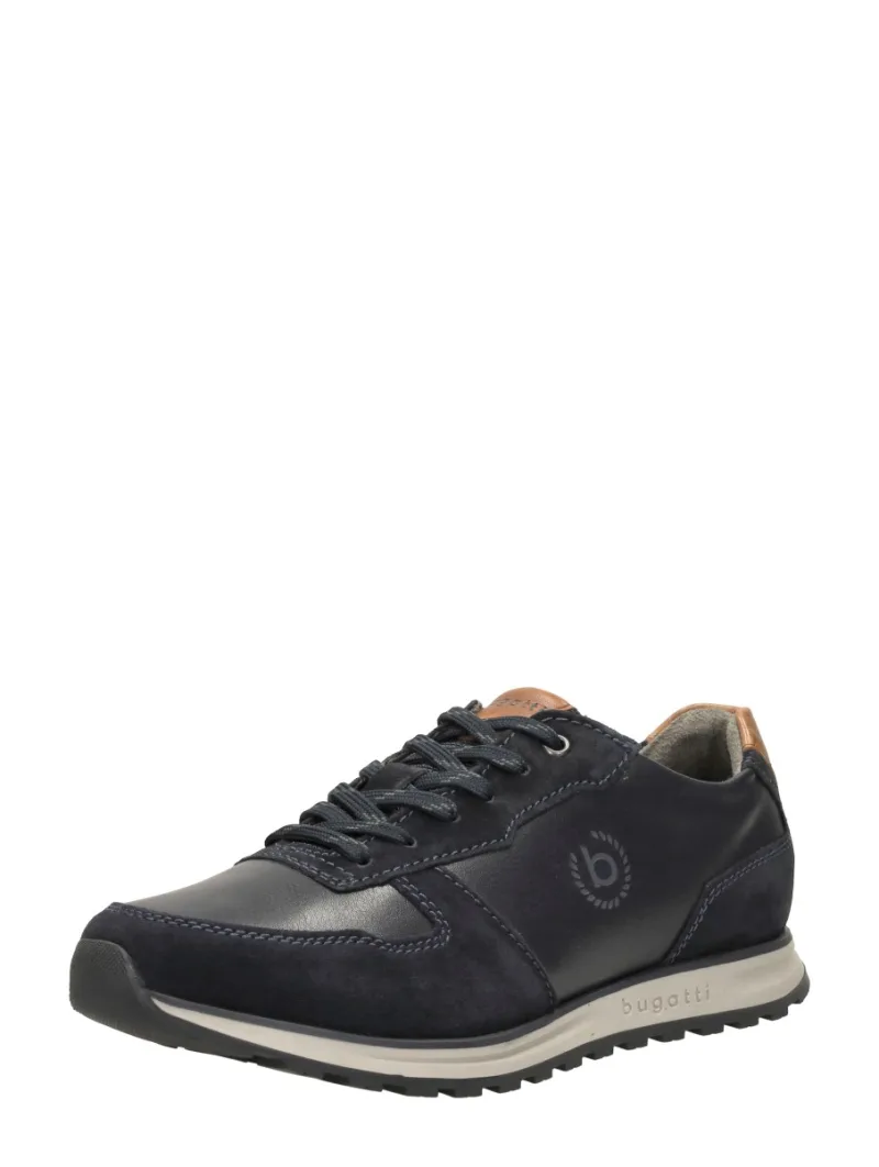 Bugatti Cirino, lage veterschoenen voor heren in blauw, foto 2 van 2