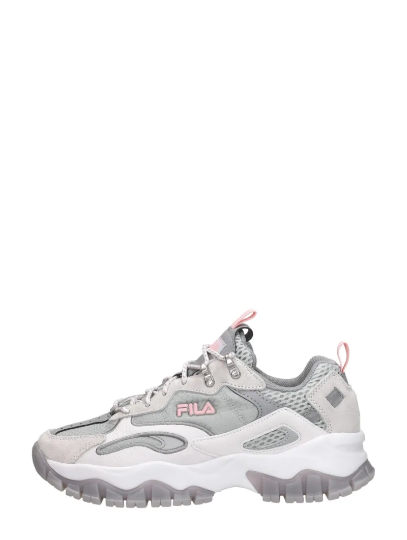 Fila Ray Tracer TR2 licht grijs, lage sneakers voor dames in lichtgrijs