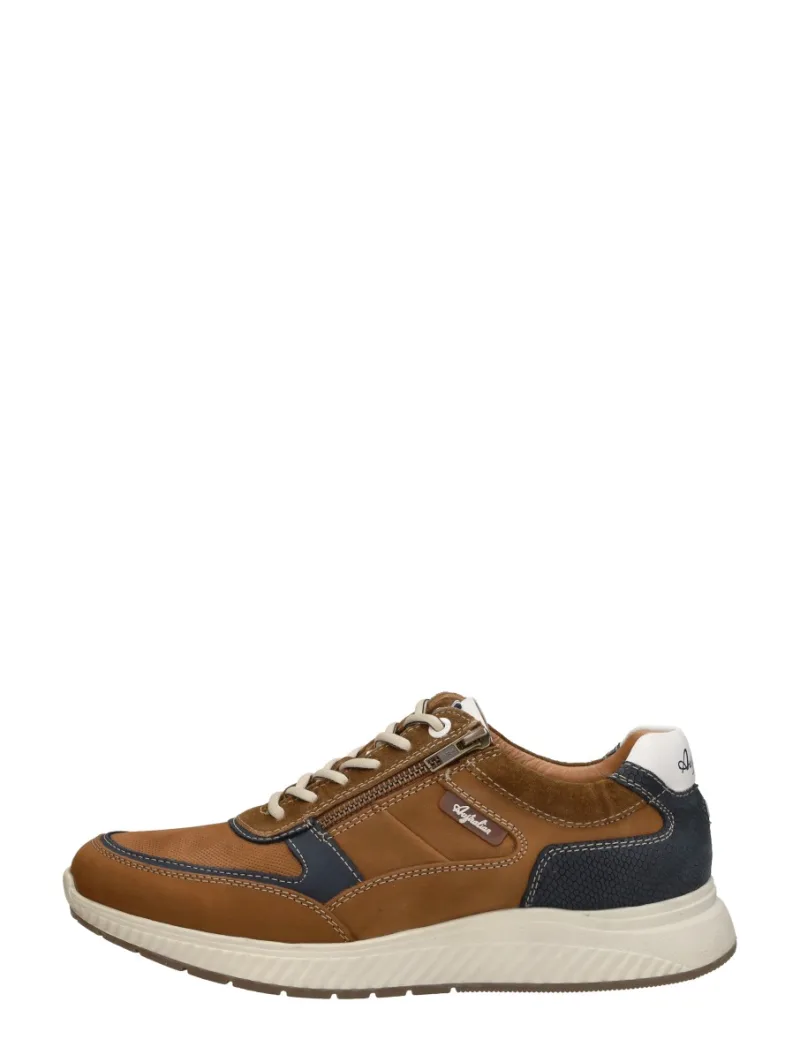 Australian Maurizio, lage veterschoenen voor heren in cognac