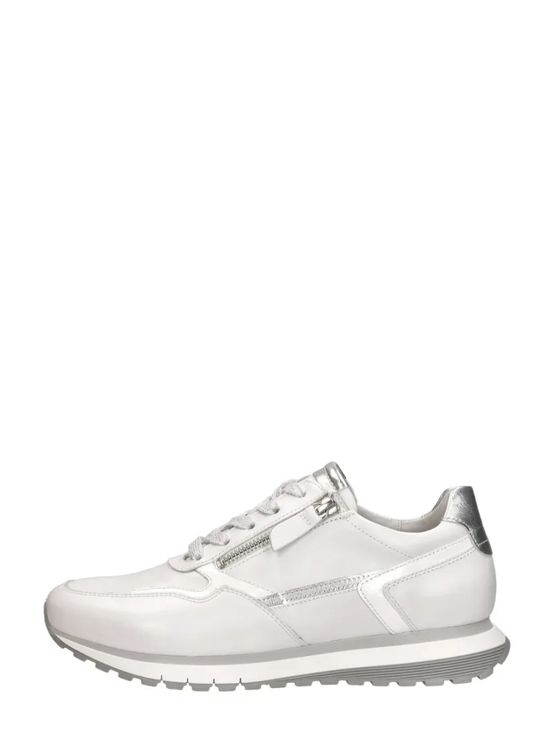 Gabor Sneakers Laag, lage veterschoenen voor dames in wit, foto 1 van 4