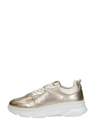 Red Rag Sneakers Laag, lage sneakers voor dames in goudkleur, foto 1 van 4