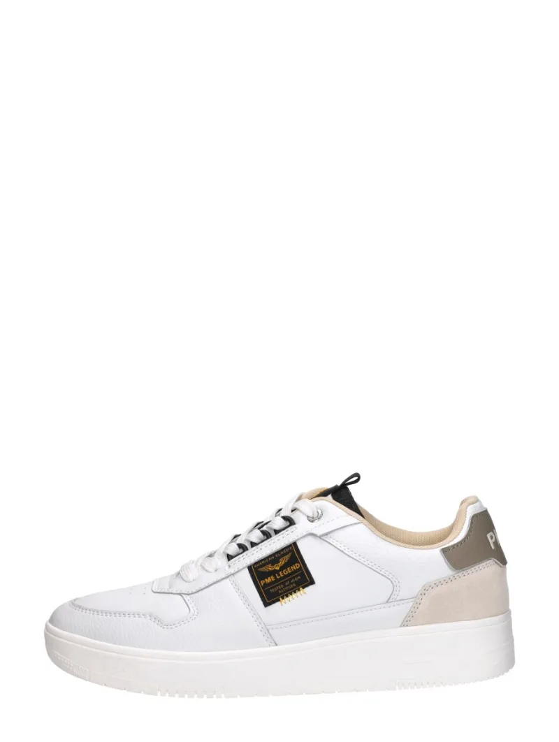 PME Legend Gobbler, lage veterschoenen voor heren in wit