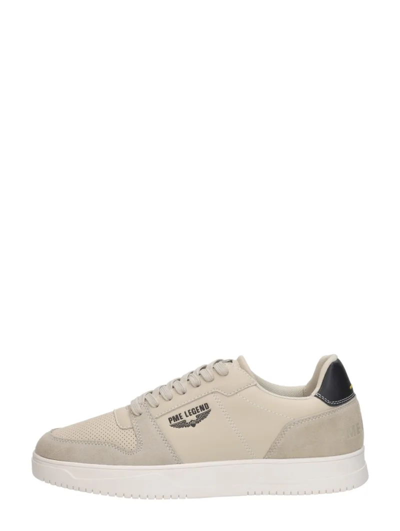 PME Legend Lassen, lage veterschoenen voor heren in beige