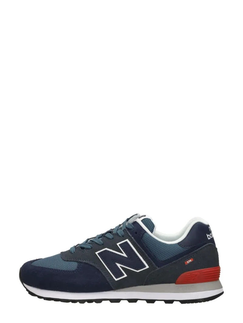New Balance 574, lage sneakers voor heren in blauw